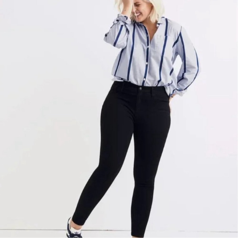 Madewell High Rise Roadtripper Jeans in Bennett Black | 27
